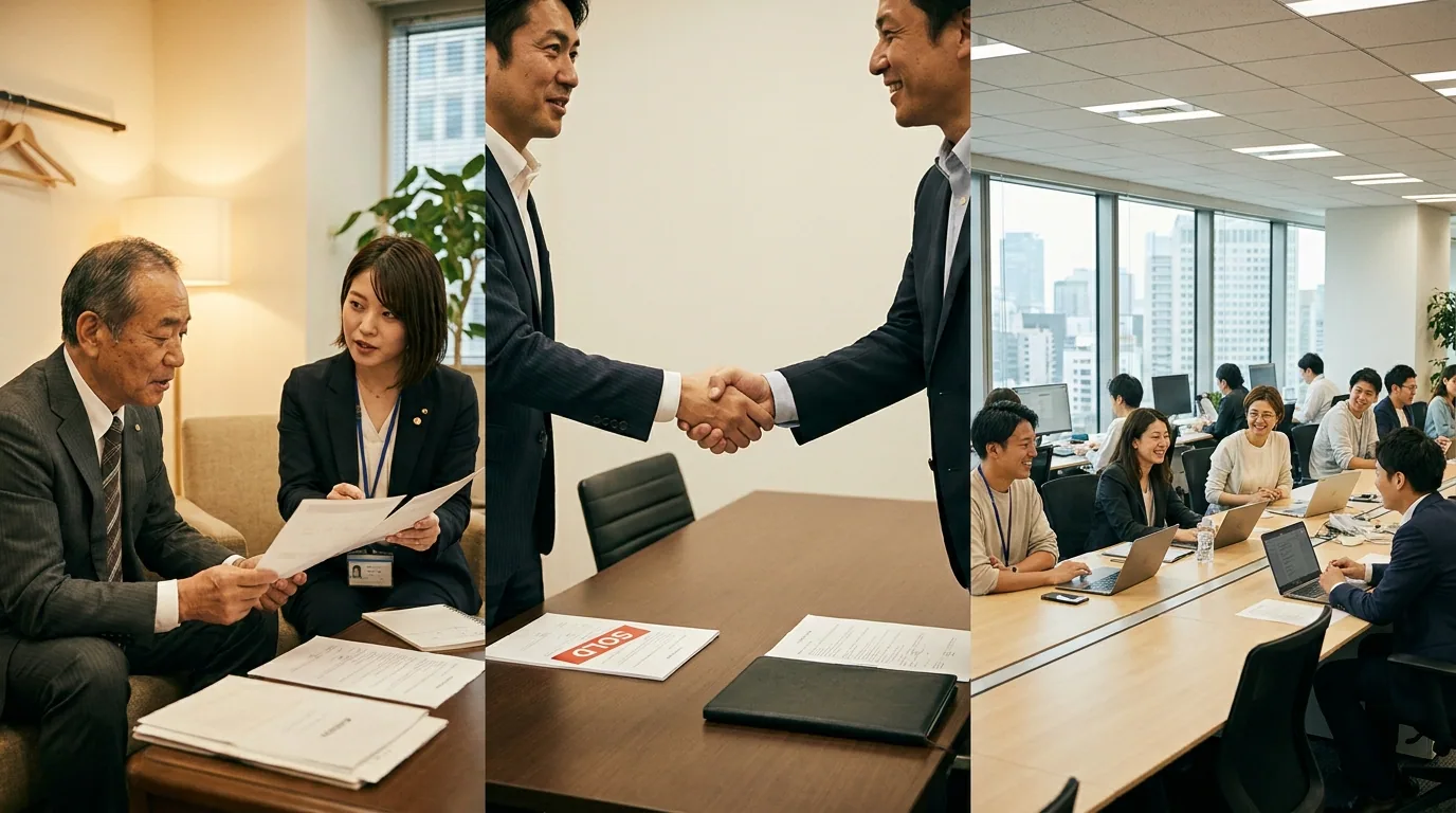 事業承継の相談風景